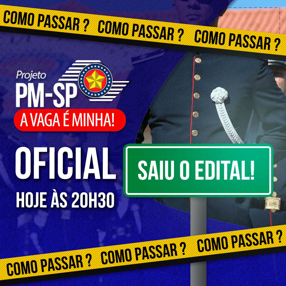 Concurso Pm Sp Oficial Como Passar Descubra Hoje S H A