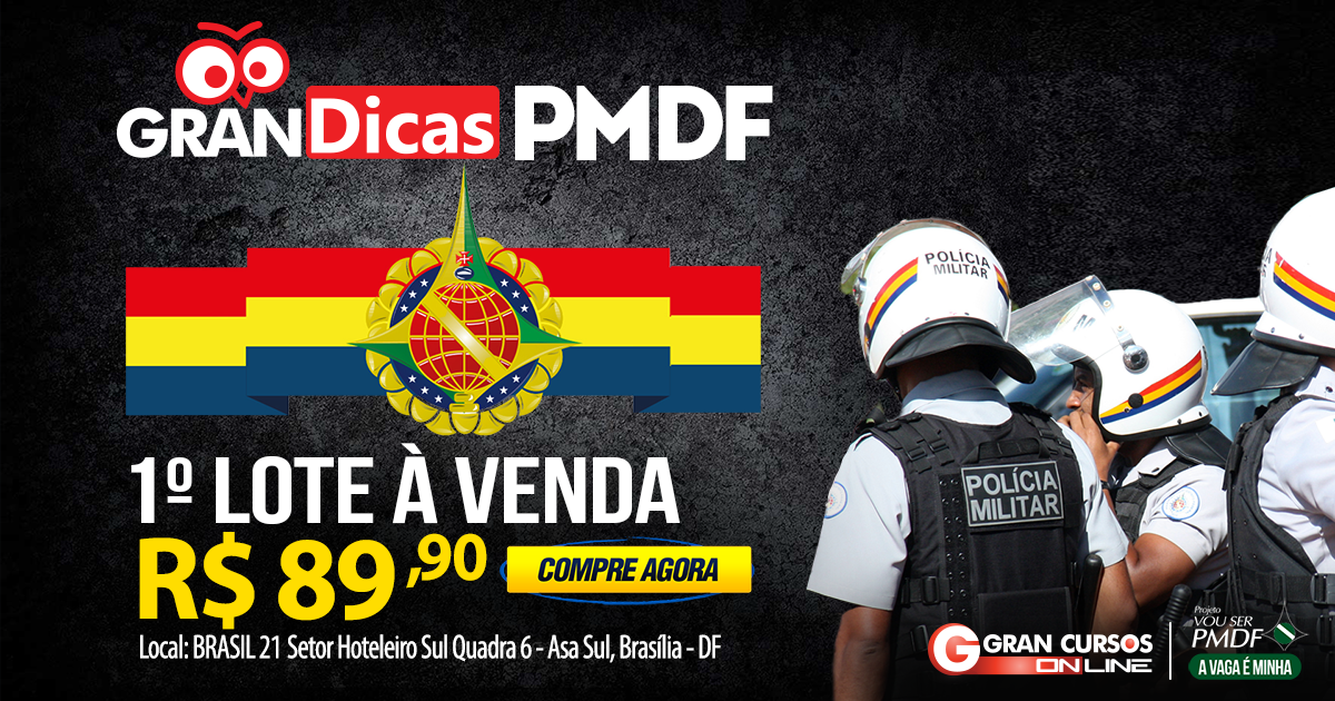 Mega Gran Dicas Pmdf Aul O Presencial De Revis O Nos Dias E De